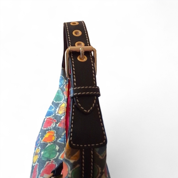 Dooney & Bourke Graffiti Hearts Bucket Bag SH29 BB NWT Y2K Vintage It Bag - Picture 7 of 15